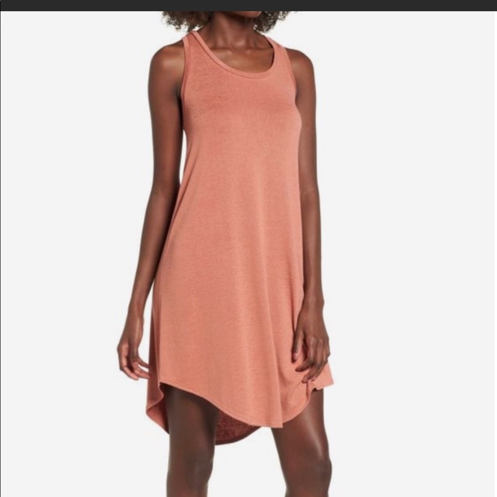 Leith peach pink tank shift dress - Size XL